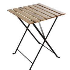 Table carree square bois location de table jardin a latte en bois